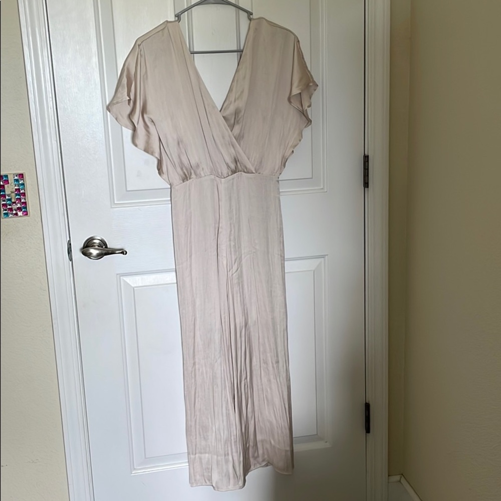 Vintage styled satin jumper pantsuit never worn